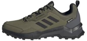 Adidas Men's Terrex AX4 Gore-Tex Hiking, Focus Olive/Black/Grey, 7.5