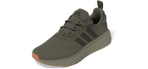 Adidas Men's Swift Run 23, Olive Strata/Shadow Olive/Gum, 6.5