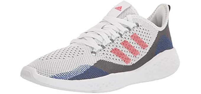 Adidas Men's Fluidflow 2.0, FTWR White/Vivid Red/Grey Five 10.5 Adult