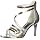 Adrianna Papell Women's ALEXI Sandal, silver/shea/gold, 8.5 M US