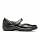 Aravon Women's Dolly Flat,Black,6 B US
