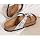 Birkenstock Women's Flip Flop Sandals, Silver, 9 Narrow