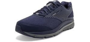 Brooks Men's Addiction Walker Suede Walking Shoe - Peacoat/Shade/Peacoat - 15 Medium