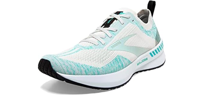 Brooks Women's Bedlam 3 Running Shoe - Jet Stream/Atlantis/Antarctica - 5.5