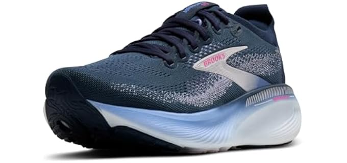 Brooks Women’s Adrenaline GTS 25 Supportive Running & Walking Shoe - Spellbound/Blazing Bell/Pink - 8.5 Medium