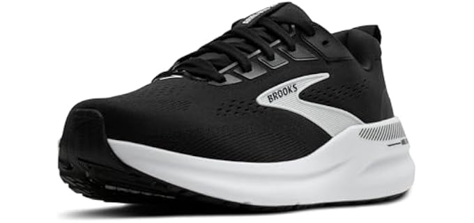 Brooks Women’s Ariel GTS 26 Supportive Running & Walking Shoe - Black/Grey/White - 8 Medium