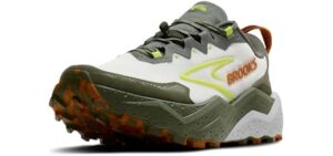 Brooks Men’s Caldera 8 Ultra Trail Running Shoe - Dusty Olive/Lime/Oyster - 9 Medium