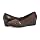 CLIFFS BY WHITE MOUNTAIN Women's Bowie Cushioned Ballet Wedge Heel, Brown/Nylon, 8.5 M
