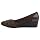 CLIFFS BY WHITE MOUNTAIN Women's Bowie Cushioned Ballet Wedge Heel, Brown/Nylon, 8.5 M
