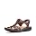 Clarks Women's Laurieann Kay Flat Sandal, Tan Leather, 8.5