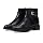 Clarks Women's Maye Grace Fashion Boot, Black Leather, 7.5 Medium US