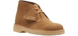 Clarks Women's Desert Boot Dark Sand Suede 7