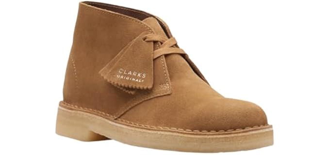 Clarks Women's Desert Boot Dark Sand Suede 7