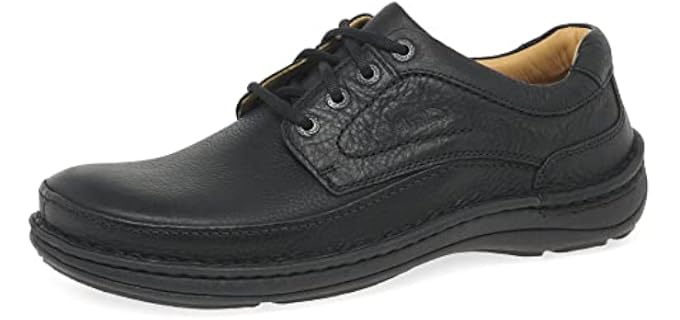 Clarks Men's Nature II 20325553 Loafers, Black Leather, 10 US