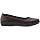 Clarks womens Ayla Low Ballet Flat, Burgundy Snake Print Synthetic, 5.5 US