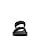 Clarks Collection Men's Wesley Trail Flat Sandal, Black Synthetic, 11 Medium US