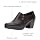 Clarks Women's Emslie Warren Zipper Ankle Boot, Dark Brown, 9