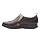 Clarks womens Un Adorn Zip Sneaker, Dark Brown Leather/ Suede Combi, 6 US