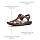 Clarks Women's Laurieann Kay Flat Sandal, Tan Leather, 8.5