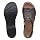 Clarks womens Leisa Janna Sandal, Black Leather, 7.5 US