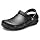 Crocs Unisex-Adult Bistro Work Clogs, Black, 9 Women/7 Men | All Day Comfort at Work, Slip Resistant, Healthcare, Hospitality, Food Service Workers, Easy to Wipe Clean, ASTM Certified