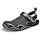 Crocs Men's Swiftwater Mesh Deck Sandals, Black, 9