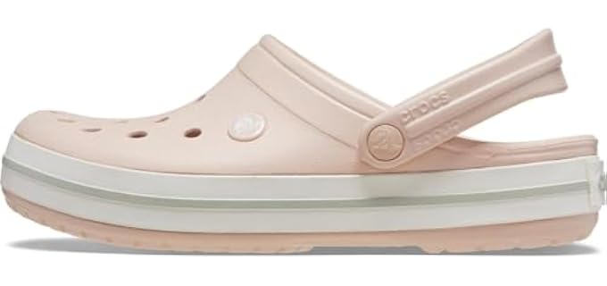 Crocs Unisex-Adult Crocband Clog, Quartz, 5 Men