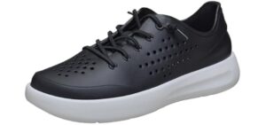 Crocs Men's Inmotion Pacer Sneakers, Walking Shoes for Men with LiteRide Comfort, Black/Atmosphere, 10