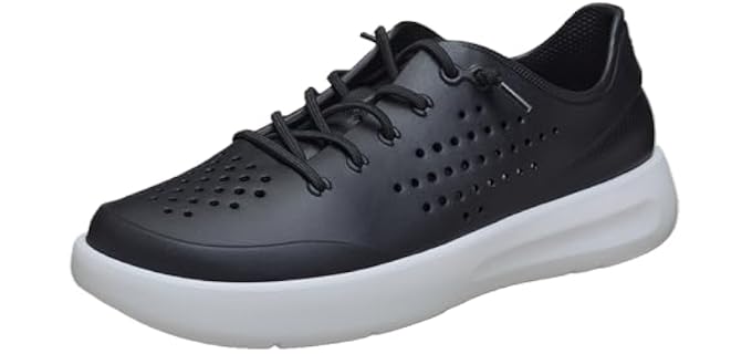 Crocs Men's Inmotion Pacer Sneakers, Walking Shoes for Men with LiteRide Comfort, Black/Atmosphere, 10