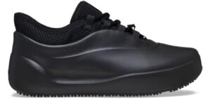 Crocs Men's Bistro No Hands Work Sneakers, Chef Works, 7 | All Day Comfort at Work, Lace-Up Shoes, for Healthcare, Hospitality, and Food Service Workers, Easy Clean, ASTM Certified