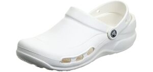 Crocs Unisex Specialist Vent Clog, White, 8 US Men / 10 US Women