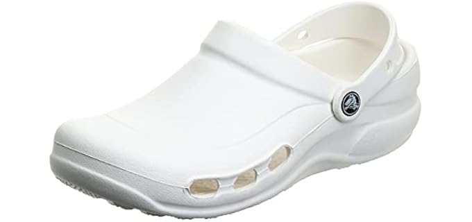 Crocs Unisex Specialist Vent Clog, White, 8 US Men / 10 US Women