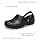Crocs Women's Mercy Work Clog | Slip Resistant Work Shoes, Black/Black, 6 Women