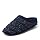 Dearfoams Men's Asher Clog, Navy Knit, L