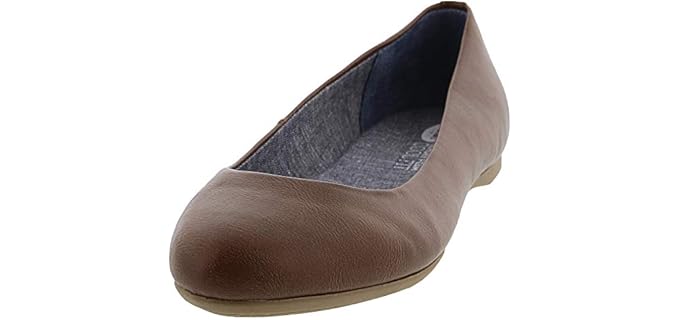 Dr. Scholl's Shoes Women's Giorgie Slip On Ballet Flat, Whiskey, 9 US