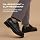 Dr. Scholl's Shoes Men's Harrington II Slip Resistant Work Oxford,Black Leather,12 Wide