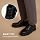 Dr. Scholl's Shoes Men's Harrington II Slip Resistant Work Oxford,Black Leather,12 Wide