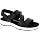 Drew Shoe Olympia Women's Therapeutic Diabetic Extra Depth Sandal Shoe: Black/Pearlized 8 Wide (D) Adjustable