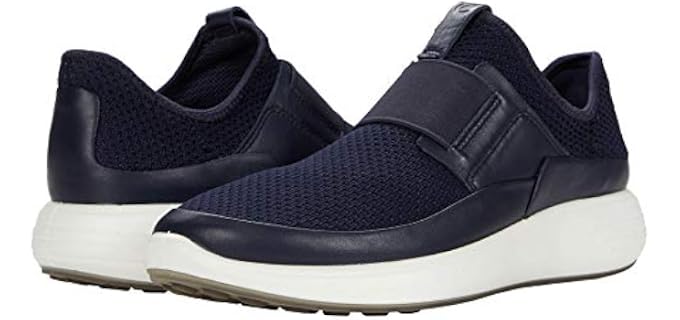 ECCO Womens Soft 7 Runner Slip On Sneaker, Night Sky/Night Skyombre, 10-10.5