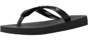 Havaianas Men's Top Flip Flop Sandal, Black, 13 M US