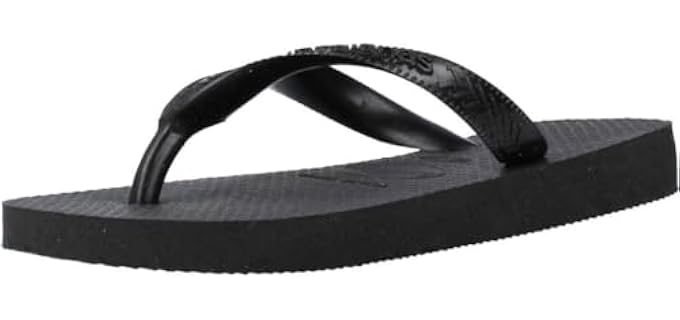 Havaianas Men's Top Flip Flop Sandal, Black, 13 M US