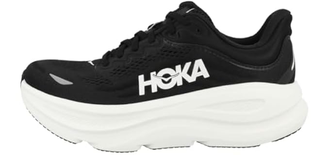 Hoka Women's Bondi 9 Black/White 8.5 Medium