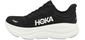 Hoka Men's Bondi 9 Black/White 11.5 Medium