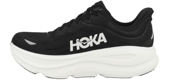 Hoka Men's Bondi 9 Black/White 11.5 Medium