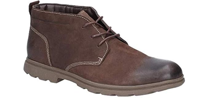 Hush Puppies Men's Tyson Chukka Boots, Brown, 43