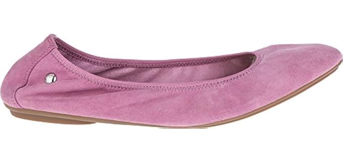 Hush Puppies Women's Chaste Ballet Shoe, Dusty Orchid, 8.5 M US