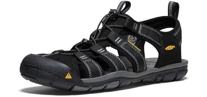 KEEN Men's Clearwater CNX Closed Toe Lightweight Adventure Hiking and Water Sandals