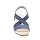 LifeStride womens Mexico Wedge Sandal, Navy, 7.5 US