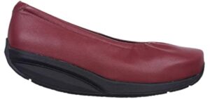 MBT Harper Dress Shoes for Women in Size 6 Burgundy