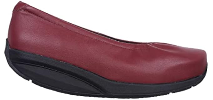 MBT Harper Dress Shoes for Women in Size 6 Burgundy